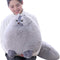 Winsterch Kids Large Cat Stuffed Animal Toys Gift Big Plush Cat Animal
