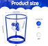3 Pack Adjustable Head Hoop Basketball Party Game for Kids and Adults with 40 Balls for Indoor Outdoor Fun Activities