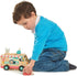 18m+ Tender Leaf Toys - Penguins Gelato Van - Food Truck Style Pretend Food Play Ice Cream Wooden Vehicle - Encourage