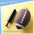 LovesTown 4PCS Sports Balls with Pump, Football, Soccer Ball, Basketball, Playground Ball for Toddlers Indoor & Outdoor