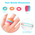 Baby Hair Ties, Cotton Toddler Hair Ties for Girls, Seamless Hair Bands, Elastic Ponytail Holders, Diameter 0.97 Inch