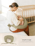 2-Pack lulumoon Muslin Nursing Pillow Covers - Soft Cotton Slipcovers for Breastfeeding & Bottle-Feeding - Extension
