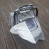 Car Seat Covers for Babies - Carseat Canopy for Newborn Carrier with 2 Layers of Mesh/Fabric, White Minky