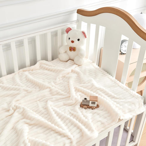 Cozy 30x40 Inch, Soft Fleece Baby Blanket Ultra Baby Blankets for Boys Girls Warm and Lightweight Infant Toddler