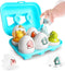 Tinabless Hide & Squeak Dinosaur Eggs, Montessori Sorting & Matching Learning Toys