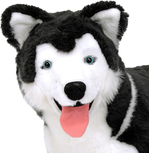 Melissa & Doug Giant Siberian Husky - Lifelike Stuffed Animal Dog