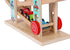 Wooden Car Ramp Race Track Toy - Toddler Car Playset with 4 Pack Replacement Cars for Kids
