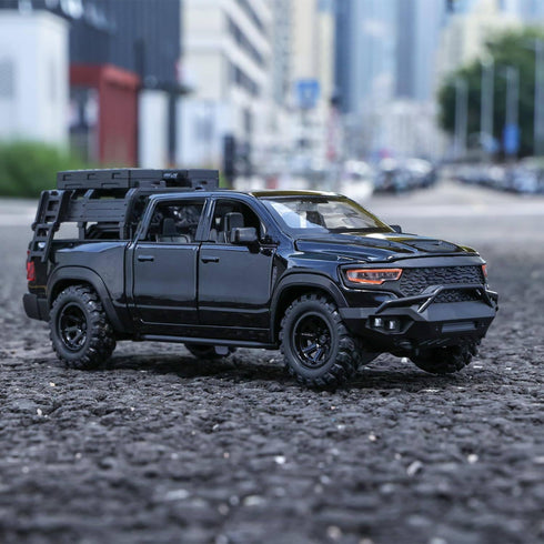 Mammoth 3+ 1:32 Toy Pickup Truck Model Car Vehicle Toy for Kids Boys Years, Diecast Metal Truck with Sound and Light