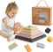 Silicone Blocks Soft Building Blocks, Montessori Educational Toy Soft Baby Blocks for