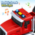 3 4 5 6 7, SpringFlower Extra Large Fire Truck Toys for Boys Girls with Racing Car and Helicopter, Lights, Sounds, Semi