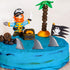 Blulu 36 Pcs Shark Fin Cupcake Toppers, Ocean Animals Theme Party Picks for Baby Shower, Birthday, Summer Decorations