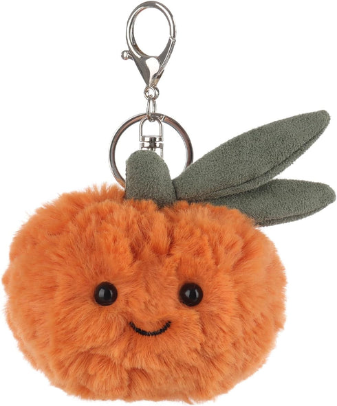 Apricot Lamb Orange Cute Keychain, Soft Plush Stuffed Toys for Kids’ Backpack, Purse