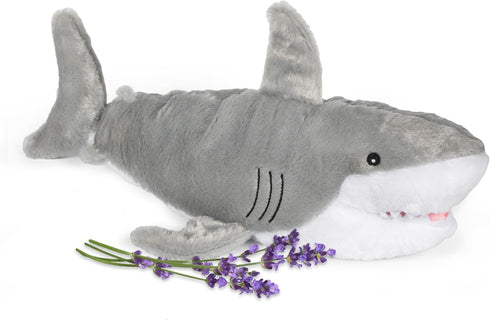 Samuel Shark - Microwavable & Weighted Plush Stuffed Animal - Heated Plushie