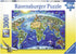 Ravensburger - 300-Piece World Landmarks Map Jigsaw Puzzle for Kids | Unique Pieces | FSC Certified