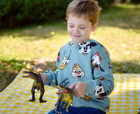 Gemini & Genius Spinosaurus Dinosaur Action Figure with Movable Jaw - Birthday Cake Topper for Kids