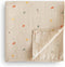 Mushie Muslin Baby Swaddle Blanket, 100% Organic Cotton (Dinosaurs)