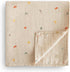 Mushie Muslin Baby Swaddle Blanket, 100% Organic Cotton (Dinosaurs)