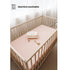 2 52"x 28" Konssy Muslin Crib Sheets for Girl Boy, PCS Soft and Breathable Cotton Baby Sheets for Standard Crib