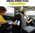 2 Pack lebogner Back Seat Cover for Kids, X-Large Waterproof Kick Mats Backseat Protector, Durable Car Seat Back