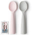 Miniware Silicone Baby Spoon for Training - 100% Food Grade Silicone, BPA Free Baby Spoons Self Feeding 6 Months,