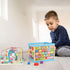 Qilay Wooden Activity Cube for Toddlers 1-3, 5 in 1 Multipurpose ABC-123 Abacus Montessori Learning Toys for 1-3 Year