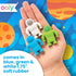 OOLY Astronaut Erasers Set of 3, 1.75" Tall - Blue, Green, White Novelty Erasers for School, Home, Office, Speech