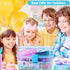 BEMITON Flower Building Toy Set - 148 Pcs Arts and Crafts Kit for Girls, Best Birthday Gifts for Ages 3-7