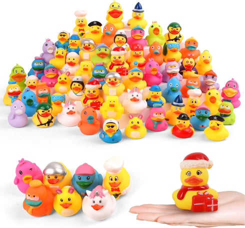 umbresen Rubber Ducks Bath Toy in Bulk, Assortment Jeep Ducks for Jeep Ducking,