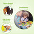 SYNARRY Magnetic Puzzles for Kids Ages 3-5, 20 Pieces Toddler Animal Travel Activity Toys for 3-6 Years