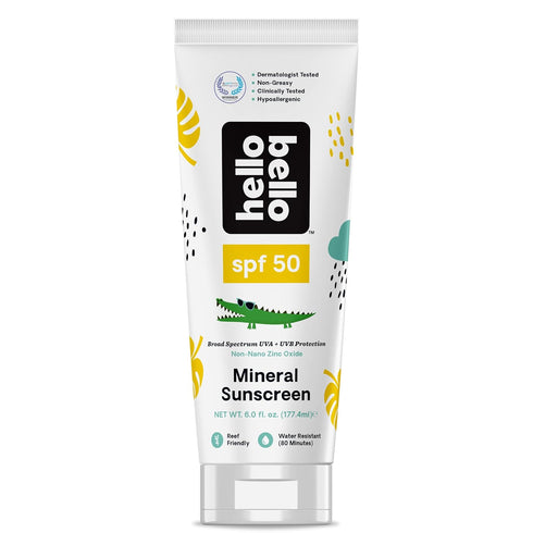 Hello Bello Mineral SPF 50 Sunscreen Lotion I Broad Spectrum UVA/UVB Protection,