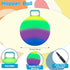 Poen 2 Pcs Hopper Ball - Jumping Hopping Ball with Air Pump for Kids, Bouncy Ball for Boys Girls Exercise and Games
