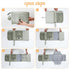 Cateep Portable Baby Diaper Changing Pad with Wipe Dispenser and Waste Bag Dispenser Detachable Diaper Changing Travel