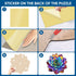 500 16.4'' 16.7'' Delobil Stained Glass Succulent Wooden Puzzles for Adults, Pieces Mandala Jigsaw Puzzles, Unique