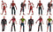 Zerodeko 12 PCS Toy Zombie Action Figures – Movable Mini Zombie Figurines for Presents, Decoration, and Party Favors