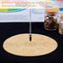 Star Pendulum Board Wooden Dowsing Board for Divination, Metaphysical Message Board for Witchcraft Supplies (5.9 Inch)