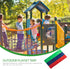 Kids Swing Set Replacement Tarp - Heavy Duty Outdoor Playground Tarp Cover for Playset