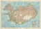 1959 Map of Iceland, 1000 Piece Adult Jigsaw Puzzle for Iceland Lovers
