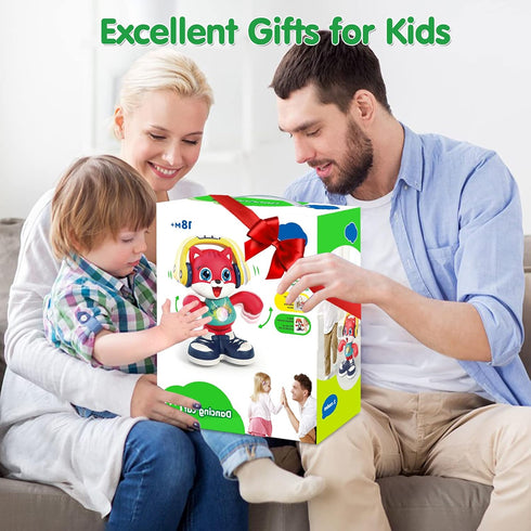 Baby Toys 12-18 Months Dancing Cat Toys for 1 Year Old Boys Girls with Music & Recording, Interactive Learning Toys