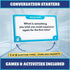 200 Team Building Games for Work Conversation Cards for Team Building. Fun Office Games and Conversation Starter Cards