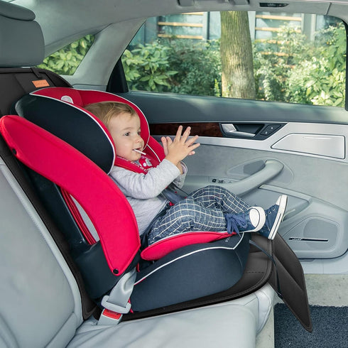 2Pack SMART ELF Car Seat Protector, Seat Protector Protect Child Seats with Thickest Padding and Non-Slip Backing Mesh