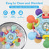 CAHILON 0-6 6-12 1 Easter Baby Teething Toys, Baby Teethers Montessori Sensory Toys for Months, Gifts for Year Old Boys