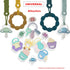 4 Pack (4 Pacifier Clip MOBU Silicone Pacifier Clips Holder for Baby Boy Girl Newborn Essentials One Piece Design