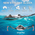 Summer 8-12 Pool Toys Remote Control Stingray Diving into Water High Simulation Robot Manta ray Lights Rechargeable
