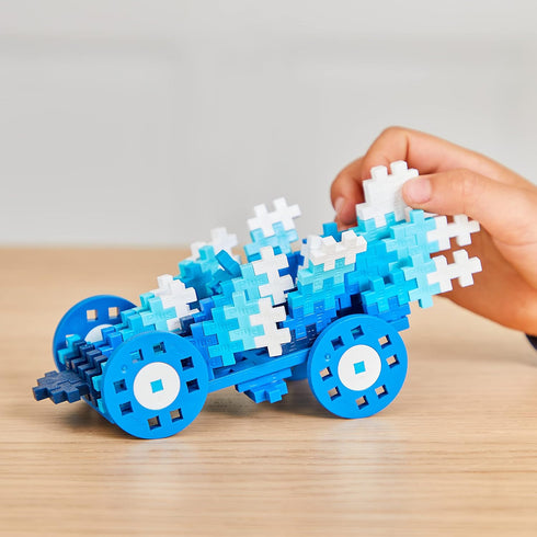 PLUS PLUS - Color Cars Tube, 200 Pieces Water, Interlocking Mini Puzzle Blocks Construction Building STEM/STEAM Toy for