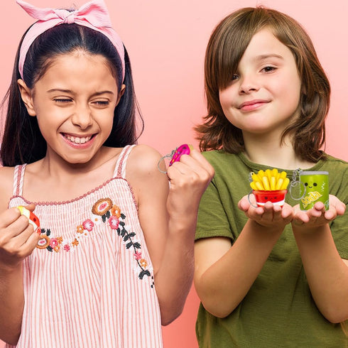 Set 8, ArtCreativity Mini Squish Fast Food Toys, of Slow-Rise Stress Relief Toys for Kids in Assorted Food Designs
