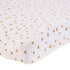 American Baby Company 2 Pack Printed 100% Cotton Knit Fitted Contoured Changing Table Pad Cover - Taupe Feathers