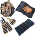 3 PCS Newborn Photography Prop Baby Hat Knitted Handmade Cover Diaper with Toddler Swaddle Blankets Wraps