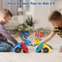LAREMIOR 2-4, 2 Pack 3-5 2 3 4 Dinosaur Monster Truck Toys for Ages Collision Transformer Dinosaur Toys for Kids