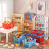164pcs 4 Miniature Supermarket Shelves Furniture Model Layers Shelf Display Rack Doll House Accessory Storage Bookshelf