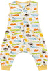 Baby Sleep Sack, Cotton Toddler Baby Sleeveless Sleep Sack with Feet, Wearable Blanket, 0.5 TOG Sleepsacks for Boys